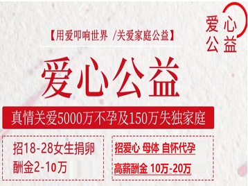 科尔沁右翼前捐卵助孕生子 爱心志愿者招募